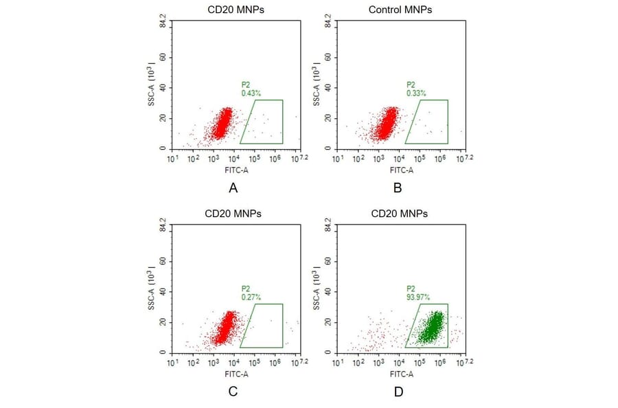 FACS - Synthetic Membrane Nanoparticle Human CD20 Protein (A318472) - Antibodies.com