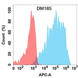 Flow Cytometry - Anti-VEGF Receptor 2 Antibody [DM185] - Azide free (A318524) - Antibodies.com