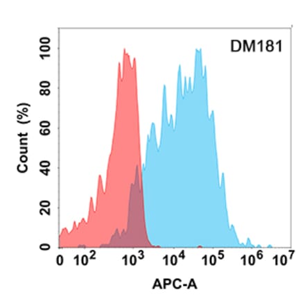 Flow Cytometry - Anti-BAFF Antibody [DM181] - Azide free (A318528) - Antibodies.com