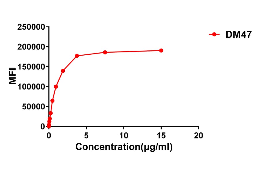 Flow Cytometry - Anti-ACE2 Antibody [DM47] - Azide free (A318648) - Antibodies.com