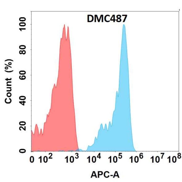 Flow Cytometry - Anti-FZD10 Chimeric Antibody [DMC487] - Azide free (A318703) - Antibodies.com