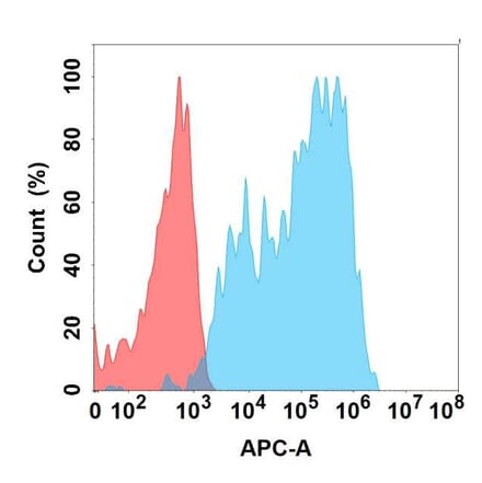 Flow Cytometry - Anti-ICAM1 Chimeric Antibody [DMC367] - Azide free (A318766) - Antibodies.com