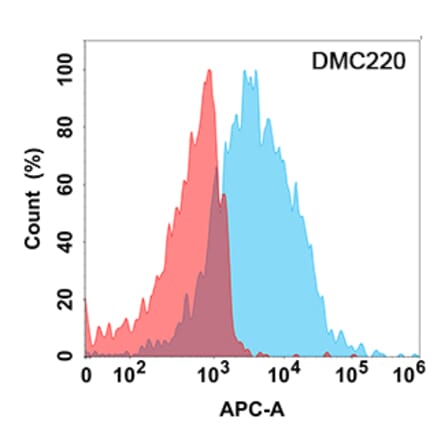 Flow Cytometry - Anti-FCRL5 Chimeric Antibody [DMC220] - Azide free (A318797) - Antibodies.com