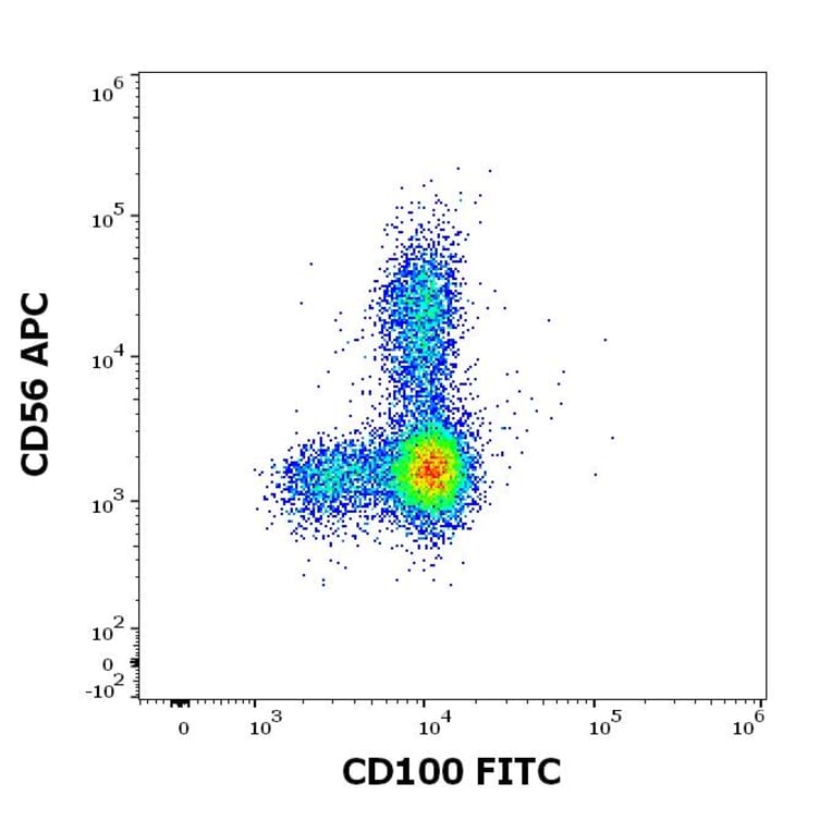 Flow Cytometry - Anti-Semaphorin 4D/CD100 Antibody [133-1C6] (FITC) (A320646)