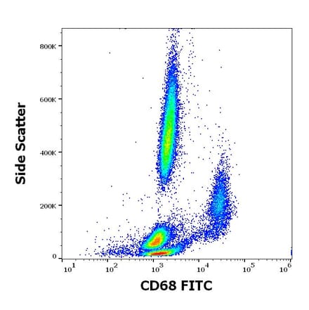 Flow Cytometry - Anti-CD68 Antibody [Y1/82A] (FITC) (A320653)