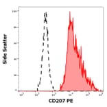 Flow Cytometry - Anti-Langerin Antibody [2G3] (PE) (A320670)
