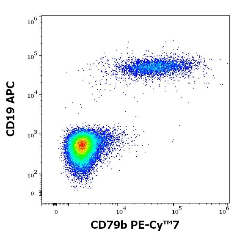 Flow Cytometry - Anti-CD79b Antibody [CB3-1] (PE-Cyanine 7) (A320728)