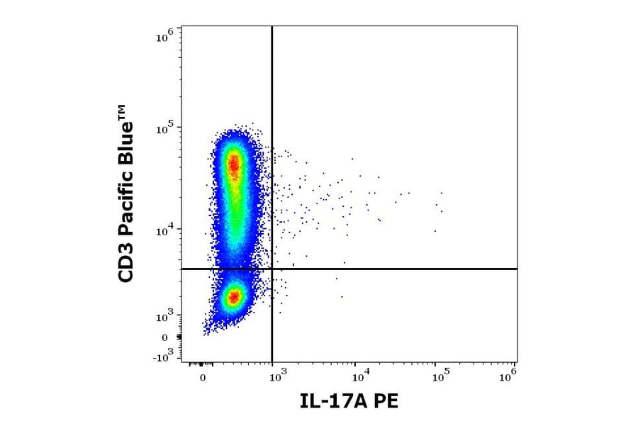 Flow Cytometry - Anti-IL-17A Antibody [9F9] (PE) (A320756)