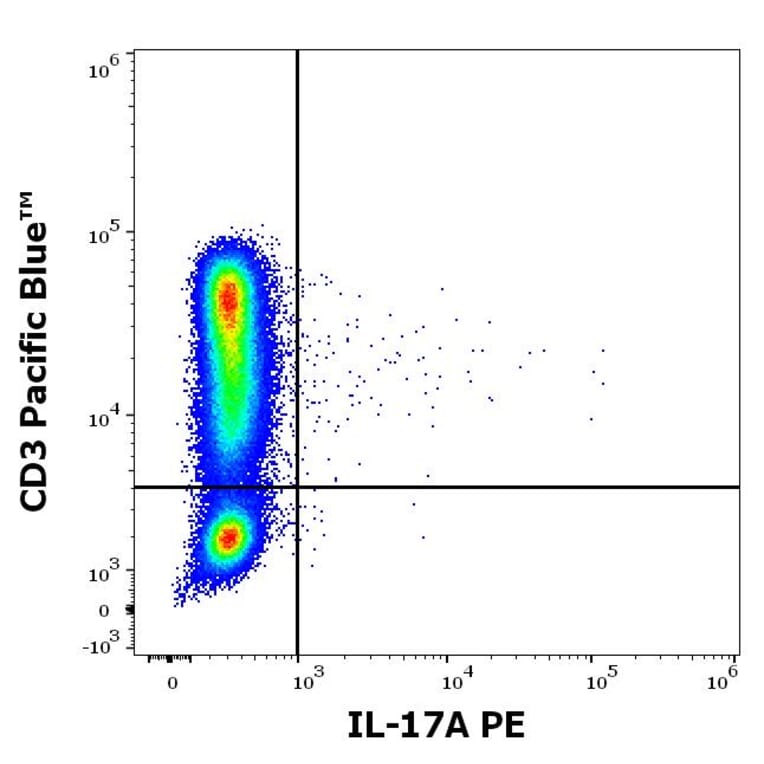 Flow Cytometry - Anti-IL-17A Antibody [9F9] (PE) (A320756)