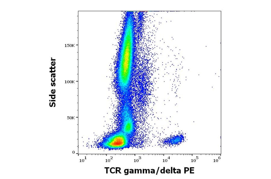 Flow Cytometry - Anti-TCR gamma + TCR delta Antibody [11F2] (PE) (A320798)