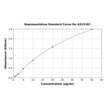 Standard Curve - Rat IL-12 ELISA Kit (High Sensitivity) (A323187) - Antibodies.com