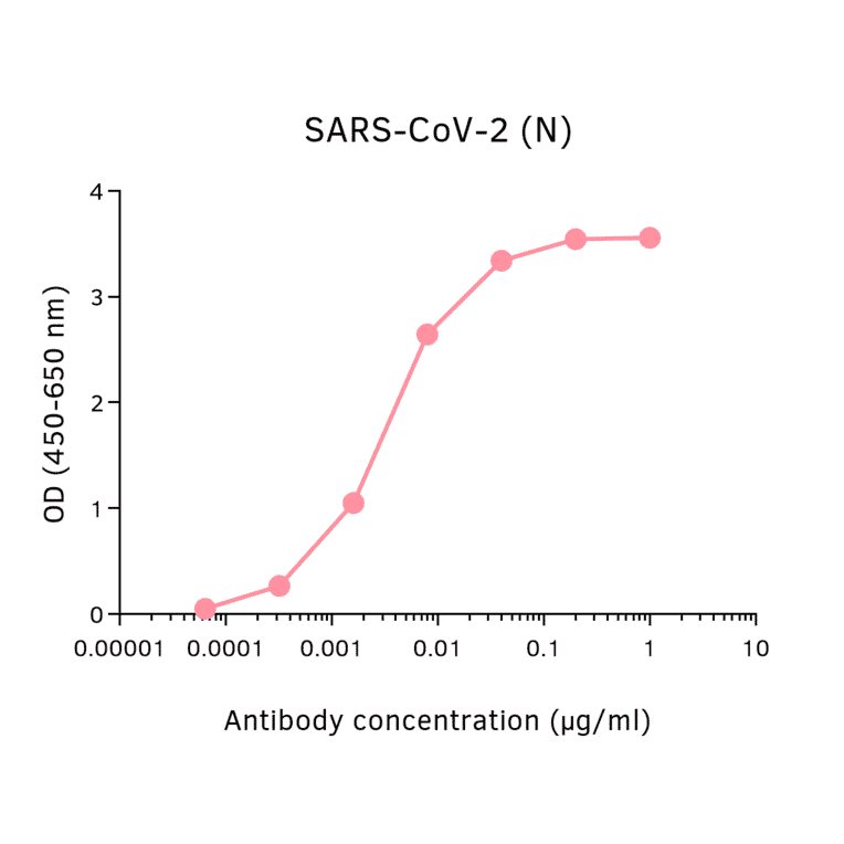 ELISA - Anti-SARS-CoV-2 Nucleocapsid Protein Antibody [MTCC25] (A325330) - Antibodies.com