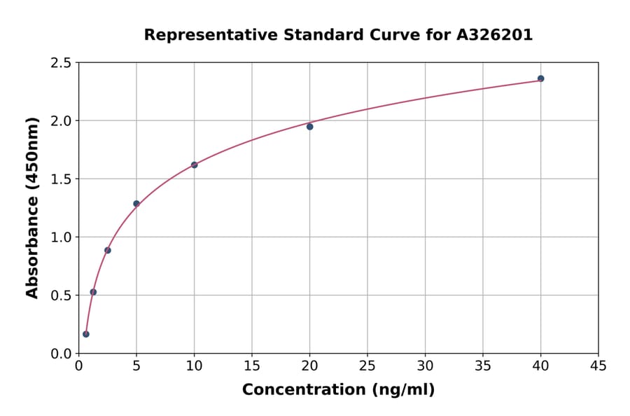 Standard Curve - Rat beta III Tubulin ELISA Kit (A326201) - Antibodies.com