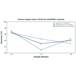Linearity - Human Integrin beta 4 ELISA Kit (A326690) - Antibodies.com