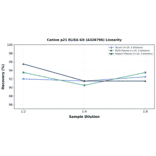 Linearity - Canine p21 ELISA Kit (A326796) - Antibodies.com