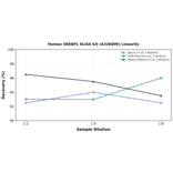 Linearity - Human SREBP1 ELISA Kit (A326899) - Antibodies.com