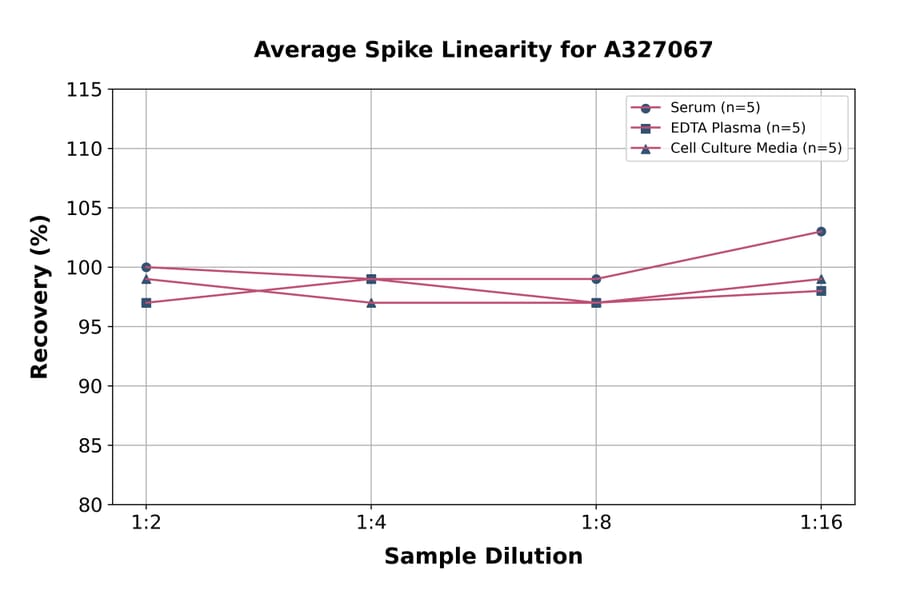 Linearity - Monkey Granzyme B ELISA Kit (A327067) - Antibodies.com