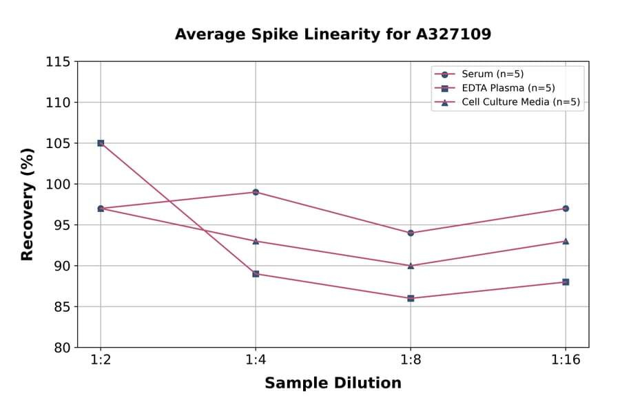 Linearity - Rat Secretory IgA ELISA Kit (A327109) - Antibodies.com