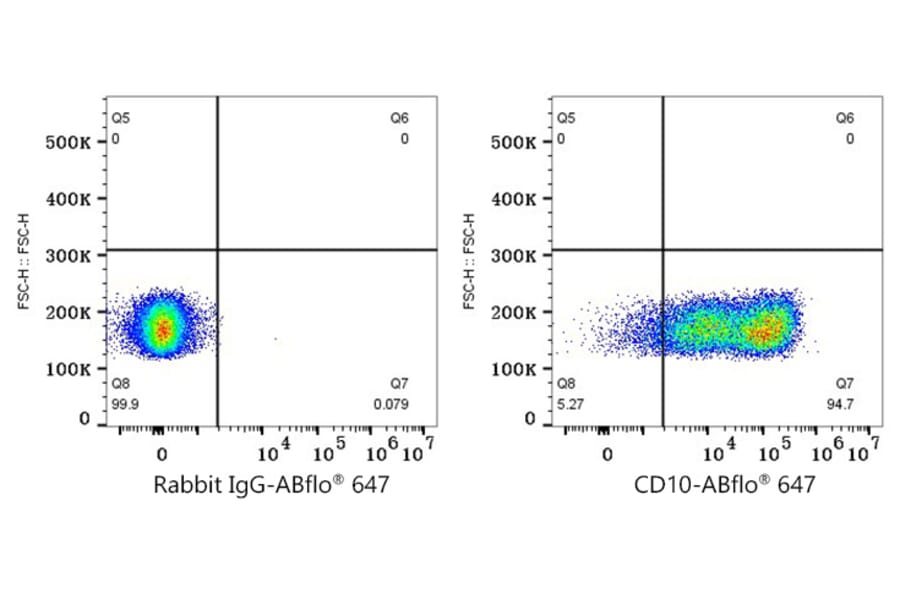 Flow Cytometry - Anti-CD10 Antibody [ARC67050] (A329185) - Antibodies.com