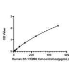 Standard Curve - Human CD80 ELISA Kit (A330005) - Antibodies.com