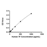 Standard Curve - Human Tissue Factor ELISA Kit (A330045) - Antibodies.com