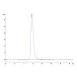 SEC-HPLC - Recombinant Cynomolgus macaque ACE2 Protein (C-terminal His and Avi Tag) (A330066) - Antibodies.com