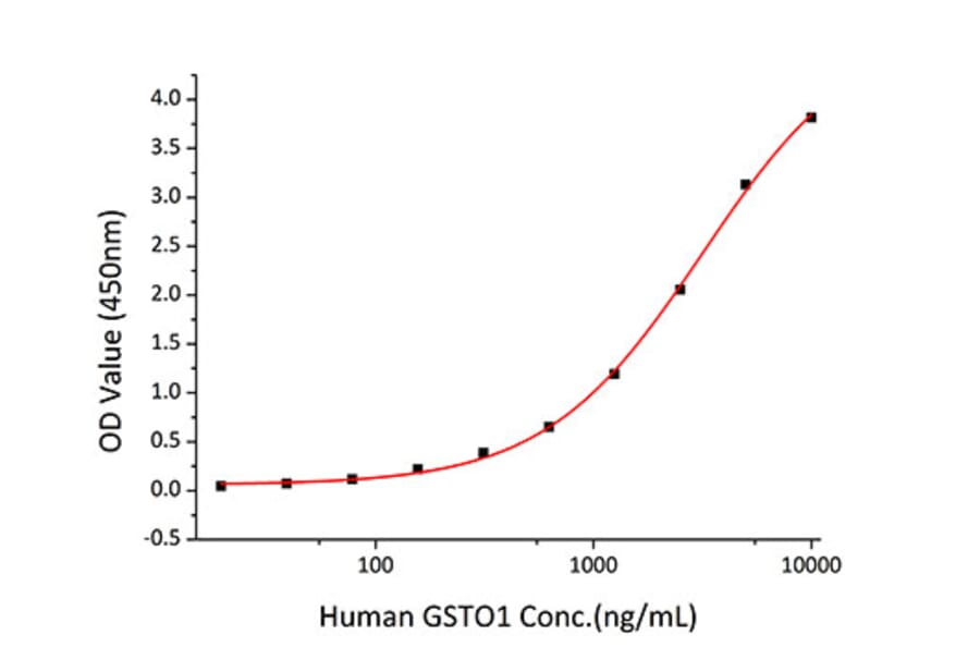 Standard Curve - Recombinant Human Annexin V Protein (C-terminal His Tag) (A330111) - Antibodies.com