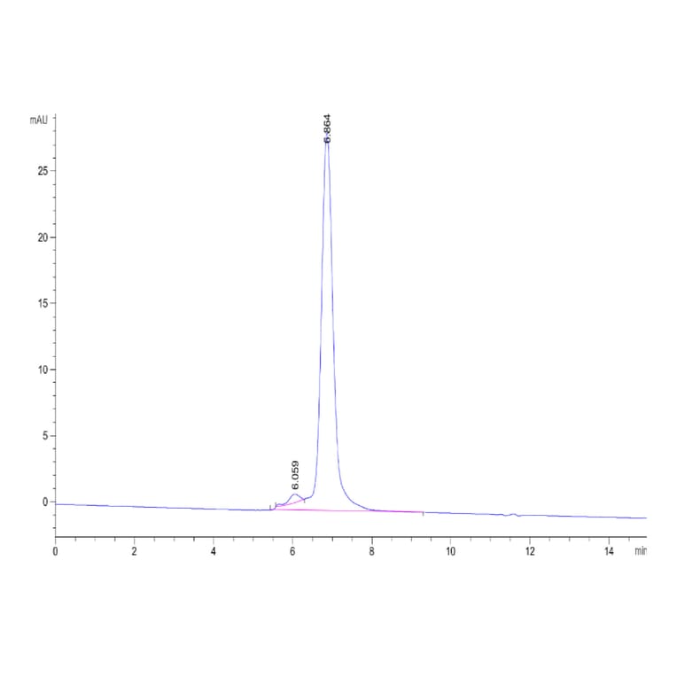 SEC-HPLC - Recombinant Human B7-H3 Protein (FITC) (C-terminal Human Fc Tag) (A330132) - Antibodies.com