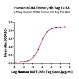 Standard Curve - Recombinant Human BCMA Protein (C-terminal His and Avi Tag) (A330150) - Antibodies.com