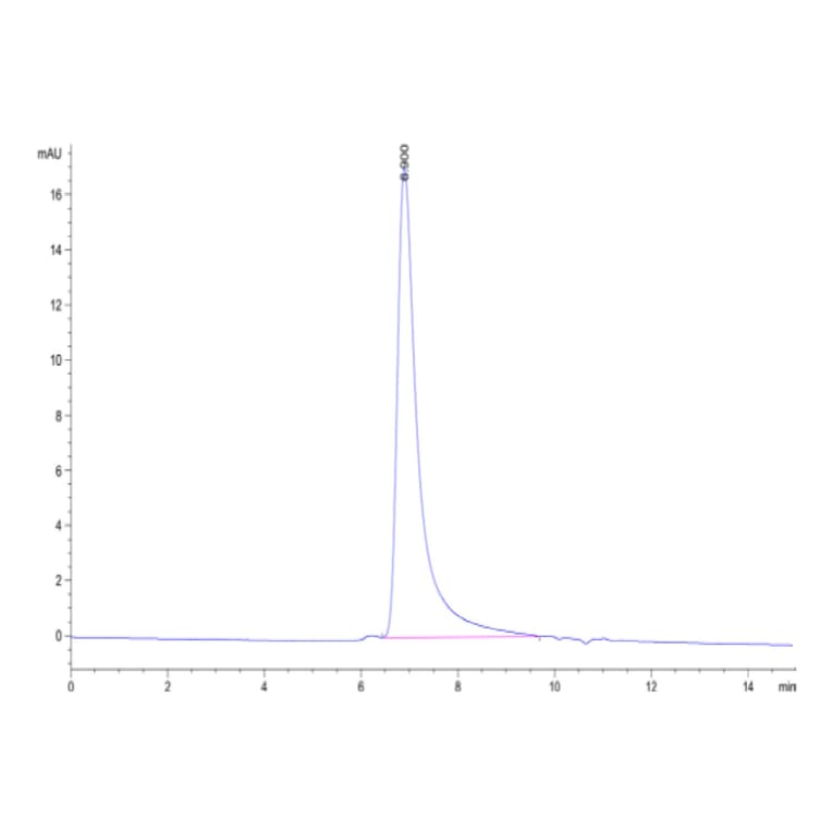 SEC-HPLC - Recombinant Human CD134/OX40L Receptor Protein (C-terminal His and Avi Tag) (A330227) - Antibodies.com