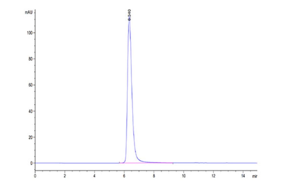 SEC-HPLC - Recombinant Human CD163 Protein (C-terminal His and Avi Tag) (A330245) - Antibodies.com