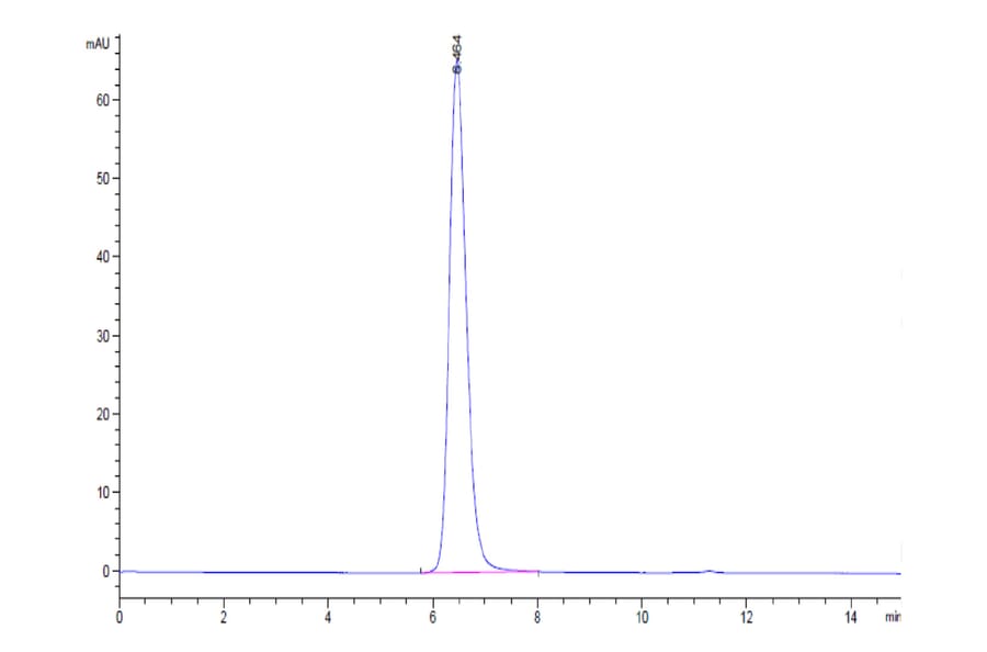 SEC-HPLC - Recombinant Human/Cynomolgus/Rhesus-macaque CD28 Protein (N-terminal Human Fc Tag) (A330294) - Antibodies.com