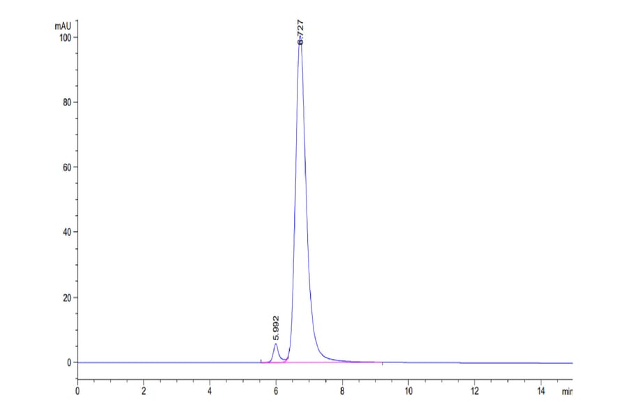 SEC-HPLC - Recombinant Human CD3 Protein (C-terminal Human Fc and Avi Tag) (A330298) - Antibodies.com