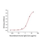 Standard Curve - Recombinant Human CD32 Protein (C-terminal His Tag) (A330318) - Antibodies.com