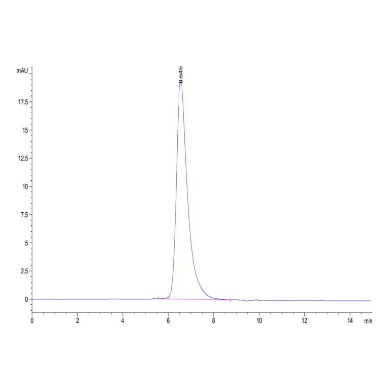 SEC-HPLC - Recombinant Human CD7 Protein (Biotin) (C-terminal His and Avi Tag) (A330388) - Antibodies.com