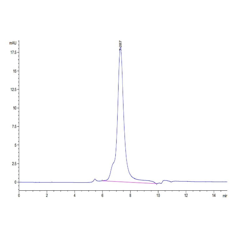SEC-HPLC - Recombinant Human CD79b Protein (Biotin) (C-terminal His and Avi Tag) (A330400) - Antibodies.com
