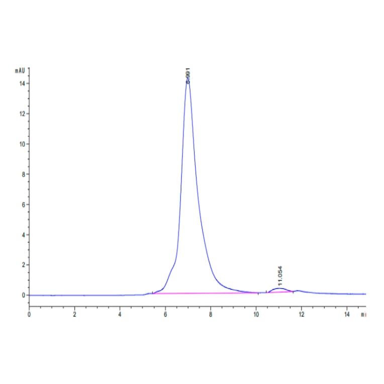 SEC-HPLC - Recombinant Human CD96 Protein (C-terminal His Tag) (A330427) - Antibodies.com