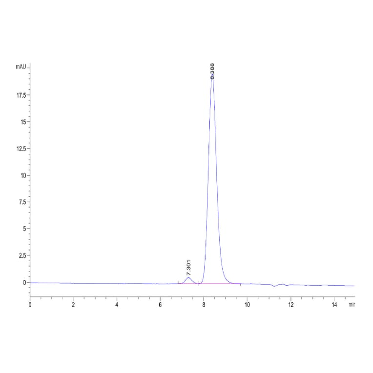 SEC-HPLC - Recombinant Human EGFR Protein (Biotin) (C-terminal His and Avi Tag) (A330558) - Antibodies.com