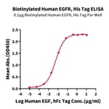 Standard Curve - Recombinant Human EGFR Protein (Biotin) (C-terminal His and Avi Tag) (A330558) - Antibodies.com
