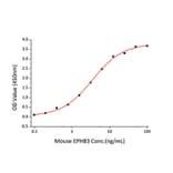 Standard Curve - Recombinant Human Ephrin B1 Protein (C-terminal His Tag) (A330581) - Antibodies.com