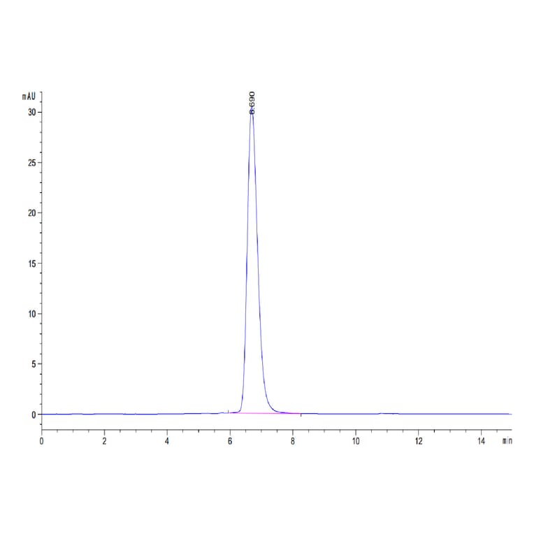 SEC-HPLC - Recombinant Human ErbB2 Protein (C-terminal Human Fc Tag) (A330592) - Antibodies.com