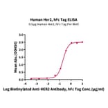 Standard Curve - Recombinant Human ErbB2 Protein (C-terminal Human Fc Tag) (A330592) - Antibodies.com