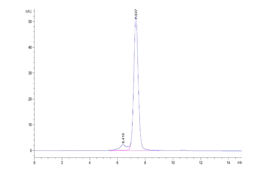 SEC-HPLC - Recombinant Human FAP Protein (N-terminal Human Fc Tag) (A330610) - Antibodies.com