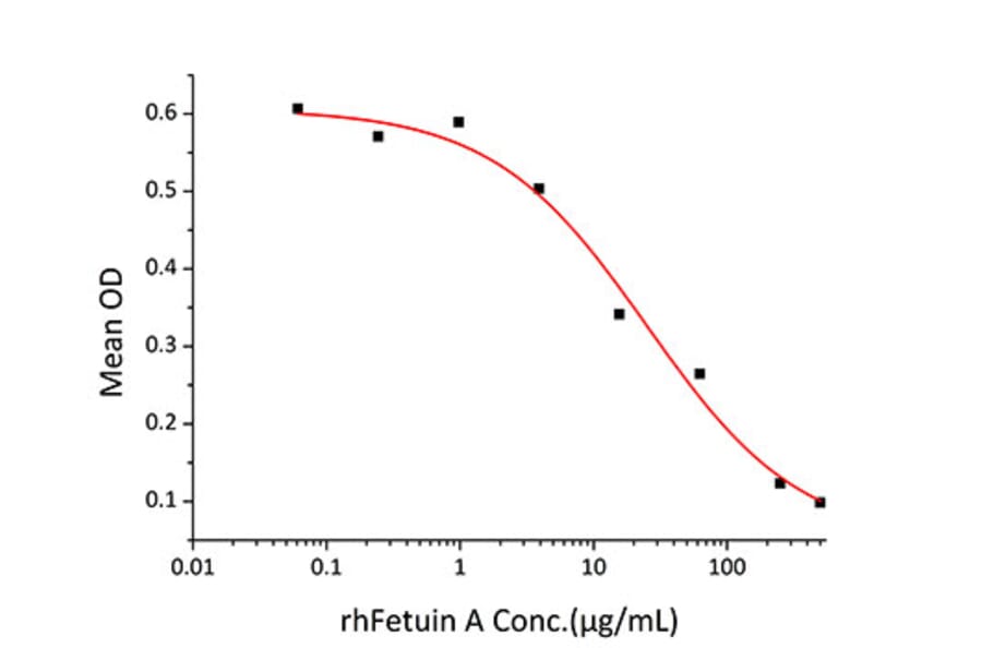 Inhibition Assay - Recombinant Human Fetuin A Protein (C-terminal His Tag) (A330620) - Antibodies.com