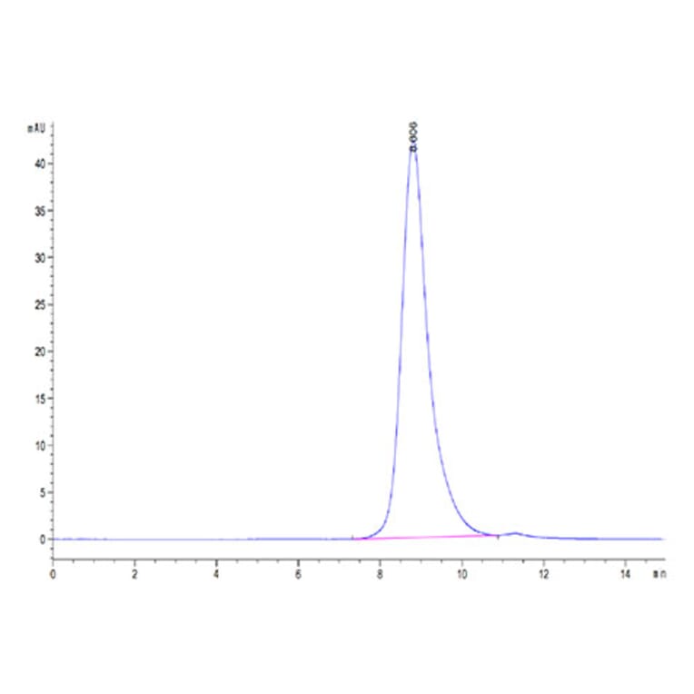 SEC-HPLC - Recombinant Human FGFR2 Protein (Biotin) (C-terminal His and Avi Tag) (A330639) - Antibodies.com
