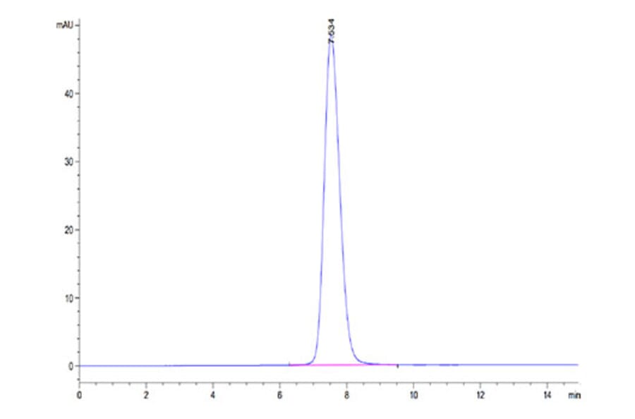 SEC-HPLC - Recombinant Human FGFR2 Protein (C-terminal Human Fc Tag) (A330642) - Antibodies.com