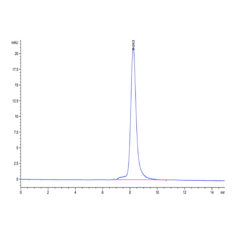 SEC-HPLC - Recombinant Human FSTL1 Protein (C-terminal His Tag) (A330678) - Antibodies.com