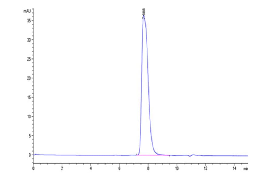 SEC-HPLC - Recombinant Human GPA33 Protein (Biotin) (C-terminal His and Avi Tag) (A330717) - Antibodies.com