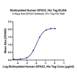 Standard Curve - Recombinant Human GPA33 Protein (Biotin) (C-terminal His and Avi Tag) (A330717) - Antibodies.com