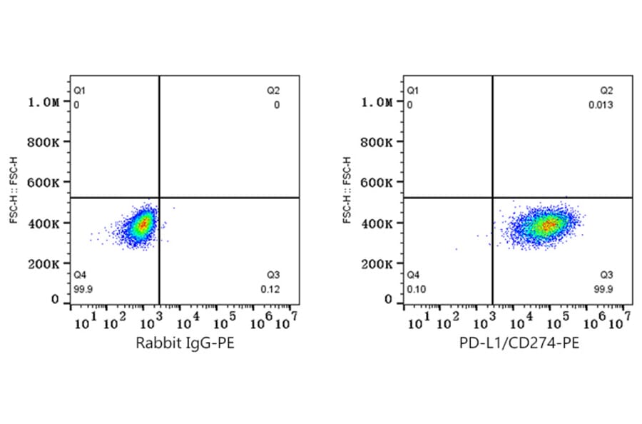 Flow Cytometry - Recombinant Human IFN gamma Protein (A330762) - Antibodies.com